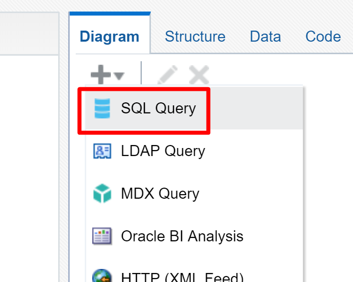 new Data Model SQL Query